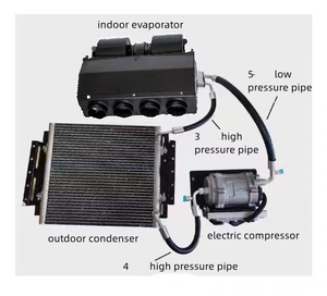Compresseur de climatisation 12 V CC à <span class=keywords><strong>prix</strong></span> de gros pour voiture, kit de climatisation pour voiture classique, refroidisseur de stationnement - Product Image 4