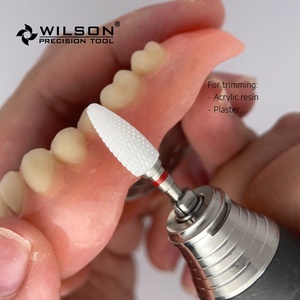 6400601 punta del chiodo sulla vendita calda ceramica bianca-Zirconia frese in ceramica/fresa dentale utilizzata per acrilico/gesso - Product Image 2