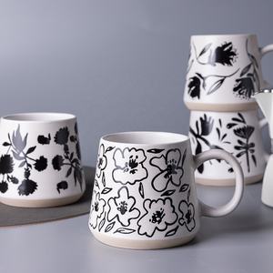 ผู้ผลิตจีนขายส่งแก้วกาแฟเซรามิคพิมพ์โลโก้ตามสั่งรุ่นใหม่ <span class=keywords><strong>Beeg</strong></span> - Product Image 4