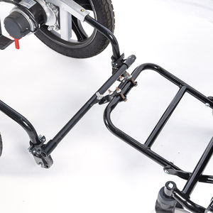 Marcheur 2 sièges Moteurs puissants Grande capacité de marche réglable 8 roues Fauteuil roulant électrique léger pliable - Product Image 6