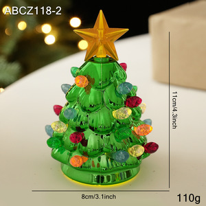 Decoraciones Navideñas 2026, Árbol <span class=keywords><strong>de</strong></span> <span class=keywords><strong>Navidad</strong></span> LED Vintage, Árbol <span class=keywords><strong>de</strong></span> <span class=keywords><strong>Navidad</strong></span> <span class=keywords><strong>de</strong></span> <span class=keywords><strong>Mesa</strong></span> con Luces LED, Bombillas Multicolores y Adorno <span class=keywords><strong>de</strong></span> Estrella - Product Image 6