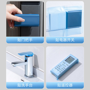 Disposable Toilet Seat Cover Blue Waterproof Travel Hotel Use One Time Protection - Product Image 4