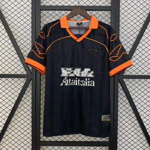 Maßgefertigter 05-92 Roma Nr. 10 Totti Retro Herren Fußballtrikot 100% Polyester Wärmeübertragungsdruck Dehnbar Atmungsaktiv - Product Image 2