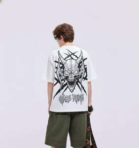 เสื้อยืดแฟชั่น <span class=keywords><strong>Horizon</strong></span> สำหรับผู้ชาย ผ้าคอตตอนเจอร์ซีย์ 100% คุณภาพสูง เนื้อผ้าหนา 200 กรัม ระบายอากาศได้ดี สไตล์สตรีท คอกลม ทรงโอเวอร์ไซส์ - Product Image 2