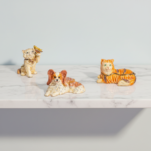 Boîte à bibelots fantaisie en métal pour animaux de compagnie, organiseur de bijoux de luxe pour les amoureux des animaux et cadeau - Product Image 2