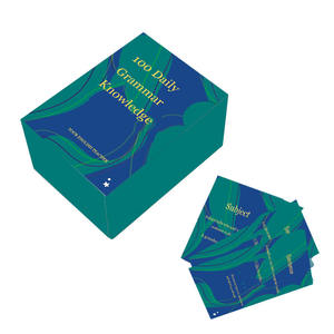 Tarjetas de visita de afirmación de salud mental de diseño personalizado, cartas de juego de autofrases positivas con caja de cartón, Material de tamaño personalizado - Product Image 1