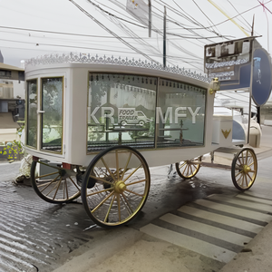 Coche fúnebre de estilo europeo retro, coche fúnebre, fúnebre, coche fúnebre de lujo, coche fúnebre blanco de 4 ruedas - Product Image 4