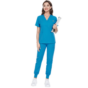 42032 en stock Uniformes médicaux sur mesure pour médecins, Blouses d'infirmière pour hôpitaux, Commandes en gros pour vétérinaires - Product Image 1