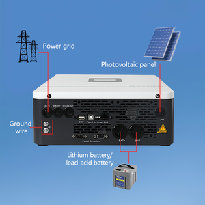 Invertisseur solaire hybride monophasé à haut niveau de protection IP54, onduleur solaire hybride, réseau solaire DC/AC 3,5 kW, utilisation domestique, contrôleur MPPT - Product Image 6