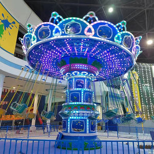 Chaise volante portable d'extérieur pour parc d'attractions avec construction en fibre de verre et acier pour usage commercial - Product Image 2