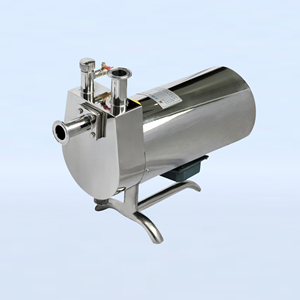 Bomba Centrífuga Autocebante Sanitaria de Acero Inoxidable 316L con Sistema CIP y Motor para Procesamiento de Alimentos y Bebidas - Product Image 3