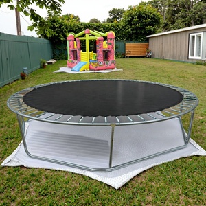Giá rẻ tùy chỉnh bán buôn Lớn Vườn Vòng ngoài trời Trampoline với bao vây mạng lưới an toàn - Product Image 5