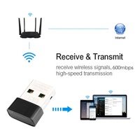 Cartes réseau sans fil USB CE FCC 600 Mbps RTL8811CU, clé Wifi double bande, adaptateur Wifi mini 802.11 AC