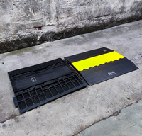 kkmark Protège-câble amovible à 5 canaux pour rallonges, protection pour personnes à mobilité réduite, couvercle de rampe