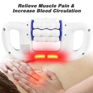 Blue Pink 20W/15W Vibration Rolling Massage geräte Elektrischer Heimgebrauch Entspannendes Celulite Remover Body Roller Massage gerät - Product Image 4