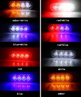 Feux de position latéraux de voiture ultra-minces à 4 LED pour camions Lampe flash stroboscopique Lampe d'avertissement d'urgence clignotante à LED