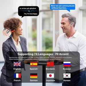Auriculares Inalámbricos OWS con Traductor de Idiomas con IA, 144 Idiomas en Línea, Traducción en Tiempo Real, Auriculares para Viajes, Nuevo - Product Image 5