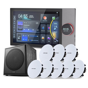 10-Inch Tuya <b>Smart</b> <b>Home</b> Background Music System 8*30W Ceiling Speaker Intelligent Central Control Wall Amplifier <b>Smart</b> <b>Home</b> Back - Product Image 1