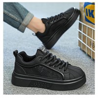 Nouvelles baskets rétro à tige haute, best-seller, dessus en PU, logo personnalisé, design luxueux, confort, légèreté, lacets, maille, sportives