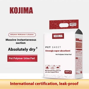 <span class=keywords><strong>Kojima</strong></span> แผ่นผ้าอ้อมในร่มแบบใช้แล้วทิ้งสำหรับสุนัขและแมวทารกแรกเกิดผ้าเช็ดเปียกสำหรับสัตว์เลี้ยงที่ต้องการสุขอนามัย - Product Image 5