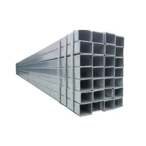 Preço de tubulação retangular, seção oca de tubo quadrado galvanizado de aço a500 shs rhs de alta qualidade 100x100 ms