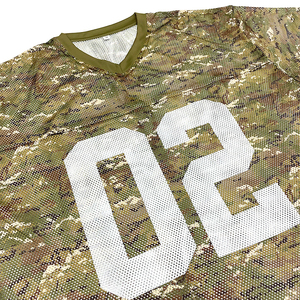 Mayorista Retro Fútbol Americano Jerseys Ropa de Calle de Secado Rápido Impreso Corto Personalizado Cosido Fútbol Jerseys - Product Image 4