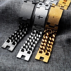 Las escrituras de Metal grabado pulsera de moda de la joyería de pulsera de energía - Product Image 4