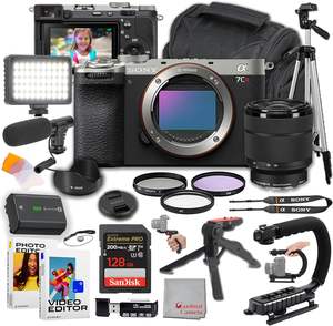 NOUVEAU ORIGINAL SonyS a7CR Appareil photo hybride plein format noir (ILCE-7CR/B) avec carte SD 64 Go + sacoche + lecteur de carte - Product Image 6