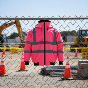 Gilet de sécurité haute visibilité personnalisable en gros, classe ANSI <span class=keywords><strong>2</strong></span>, jaune fluorescent, en tissu de soie, maille réfléchissante, LED clignotante, marque OEM chinoise - Product Image 2