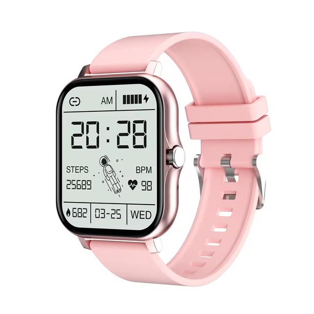 FitPro APP Smart Watch pink Women Watch Reloj Smart Sport Monitoring Smartwatch