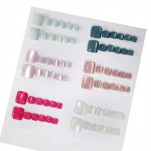 Uñas Postizas de Gel 3D de Lujo Hechas a Mano con Diseño Floral Rosa, Uñas Postizas de Gel XL Largas, Uñas Postizas Artificiales Stiletto con Logotipo Personalizado - Product Image 2
