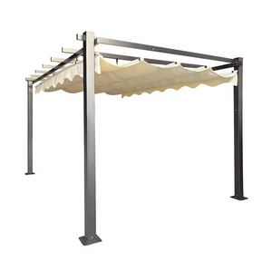 <span class=keywords><strong>Jardin</strong></span> extérieur cour toit rétractable aluminium raisin pavillon pergola - Product Image 2