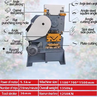 Machine de découpe et de poinçonnage multifonctionnelle pour tôles métalliques flexibles de 14 mm à faible coût, avec moteur en cuivre pur