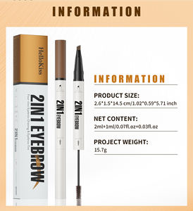 <span class=keywords><strong>Crayon</strong></span> à <span class=keywords><strong>sourcils</strong></span> à <span class=keywords><strong>4</strong></span> <span class=keywords><strong>pointes</strong></span> et gel teinté pour <span class=keywords><strong>sourcils</strong></span>, stylo à <span class=keywords><strong>sourcils</strong></span> double embout, brosse, imperméable, longue durée - Product Image 5