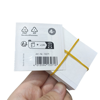Étiquettes de livret pliées sur mesure pour l'affichage des informations de production, étiquettes multicouches détachables pour les détails des spécifications du produit