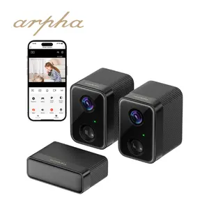 Arpha K03-2A Ip66防水2wayオーディオ低電力フルカラーIpカメラミニカメラクラウドWifi4k屋内カメラ