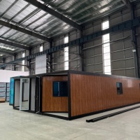 Maison modulaire isolée de 30 pieds sur 40 pieds, construction de maison préfabriquée en conteneur pour dortoir de travailleurs sur chantier