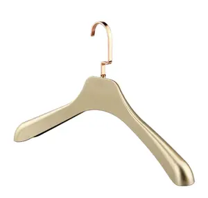 Gold plastic coat hanger electric coat hanger with rose gold hook