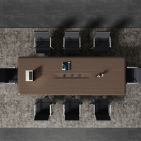 Table de conférence extensible en bois de luxe au design moderne, durable, nouveau modèle, mobilier de bureau commercial. Aucun avis pour le moment.