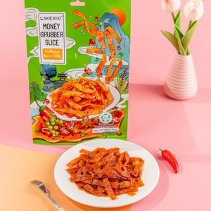 Халяльные закуски Latiao пряный ломтик La Tiao чили хлопья пряные полоски естественно соленый ароматный китайский специальный Повседневный закуска - Product Image 5