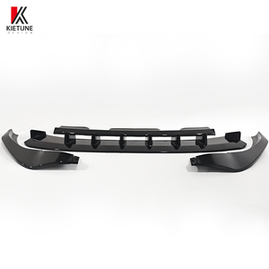 <span class=keywords><strong>Q8</strong></span> lèvre avant pare-chocs avant <span class=keywords><strong>s</strong></span>éparateur avant plastique ABS noir de carbone pour <span class=keywords><strong>Q8</strong></span> SQ8 Sline 2018-2023 accessoires de voiture de pièce d'auto - Product Image 4