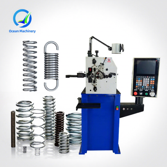 OCEAN Micro 1.5mm Clothespin Wire Twisting Forming Make Steel Fishing Spring Coil Machine in China