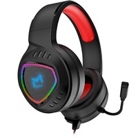 Casque de jeu dynamique filaire Aikun GH680 avec rétroéclairage RGB, construction légère et durable