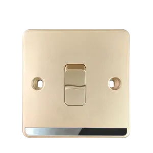 VBQN Home Electrical 1 2 3 4 Gang 1 Way Silicon Power Touch Light Universal Socket No Neutral Wall Switch