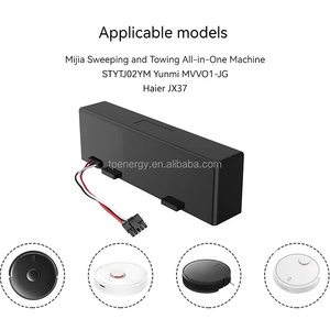 แบตเตอรี่แบบชาร์จไฟได้สำหรับเครื่องดูดฝุ่น <span class=keywords><strong>Xiaomi</strong></span> STYJ02YM ถูพื้นหุ่นยนต์ดูดฝุ่น14.4V 3200mAh - Product Image 3