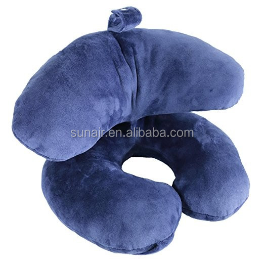 J & U Forme Oreiller De Voyage Confortable et Soutien Avion Voyage J U Oreiller