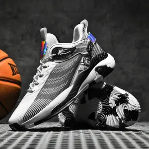 Zapatillas de baloncesto personalizadas de talla grande para hombre, éxito de ventas al por mayor, zapatillas deportivas informales para correr