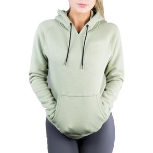 Oferta de Fábrica: Sudadera con Capucha para Mujer, 100% Algodón, Forro Polar, Cortavientos, Diseño Deportivo de Invierno, Estilo Casual Urbano, Ajustada, Gruesa, de Manga Larga - Product Image 1