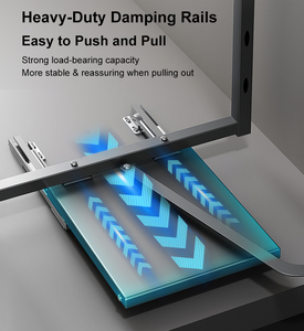 HNOSS Kitchen <strong>Pantry</strong> Unit Organizer Storage Basket <strong>Cabinet</strong> Kitchen Accessory Linkage Sliding Glass <strong>Pantry</strong> Unit - Product Image 5