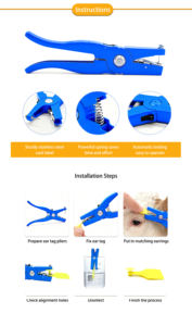 पशुओं के लिए नई कस्टम प्रिंटिंग uhf Rfid tpu सामग्री पशु कान टैग के लिए पशु भेड़ बकरी कर कोड ट्रैकिंग प्रबंधन प्रणाली - Product Image 4